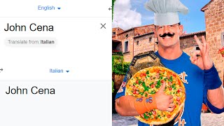 John Cena in different languages meme