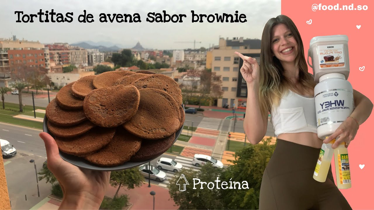 TORTITAS DE AVENA SABOR BROWNIE 🍫🤪 Las mejores tortitas SALUDABLES y ALTAS EN PROTEÍNA!