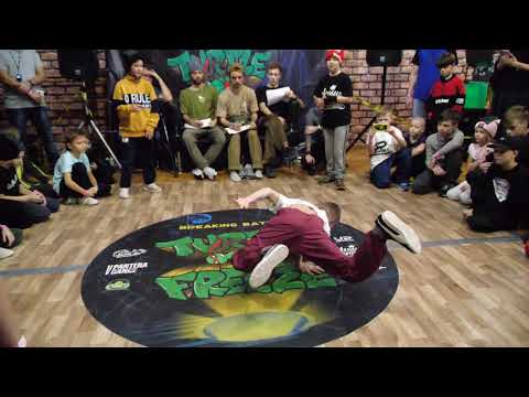 bboy Директор vs Kagor vs Сын Марса vs Leo - брейкданс чемпионат TurtleFreeze Battle