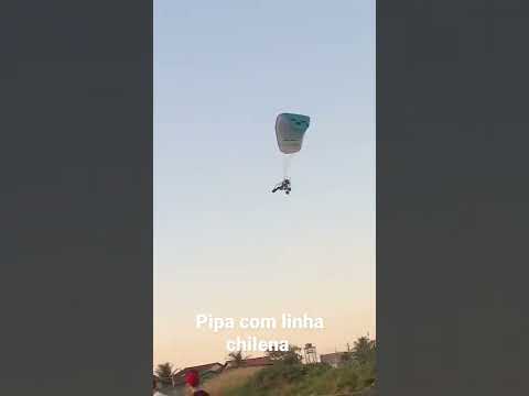 Nunca solte pipa perto de parapentes, paraglider, para motor, para track...