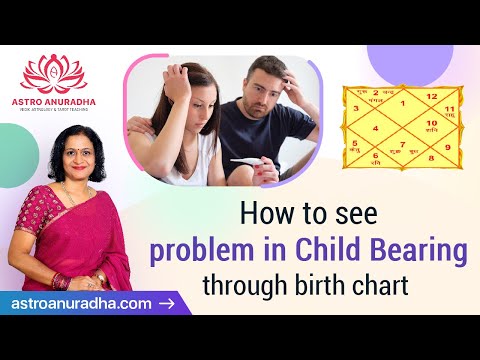 如何通過生辰八字看孩子的問題 | 孩子出生問題 | 孩子出生占星學 (How to see problem in Child Bearing through birth chart | Child birth issues | Child birth astrology)