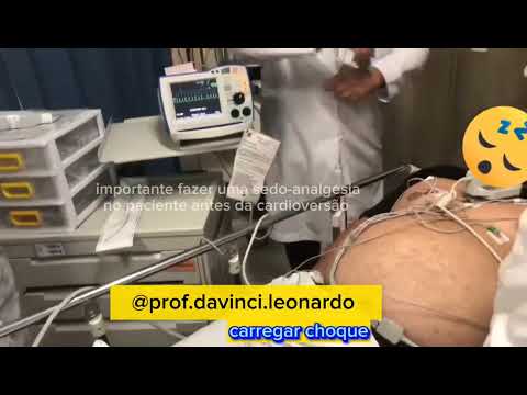 Cardioversão em um paciente com Taquiarritmias