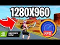 BEST Stretched Resolution in Fortnite Season 4! | Get More FPS in Fortnite With 1280x960 Res!