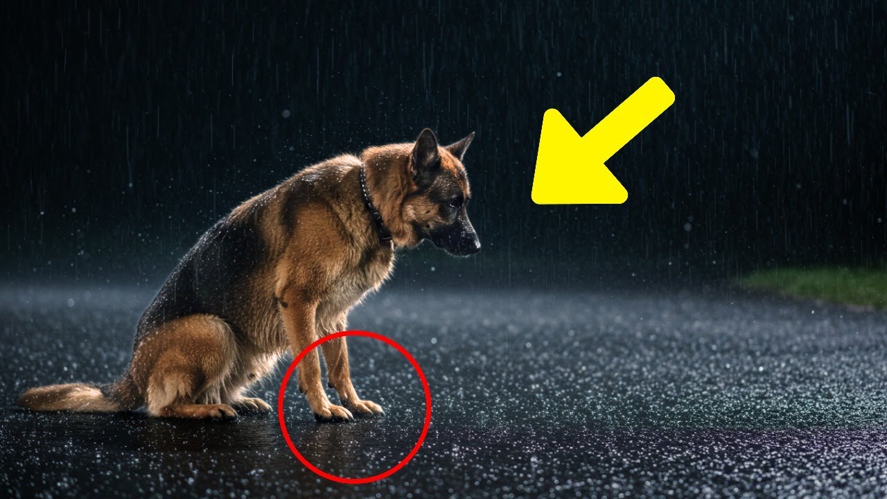 Everyone Betrayed Him! A Frozen K9 German Shepherd Sat in the Storm—He No Longer Wanted to Survive