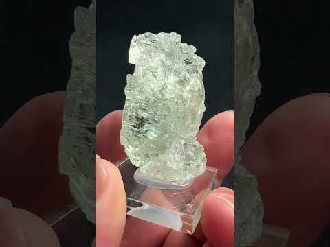 Etched Beryl var. Aquamarine. Sao Geraldo do Baixio, Minas Gerais, Brazil