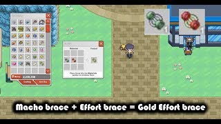 Pokemon Planet - Crafting; Gold Effort Brace