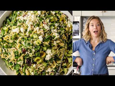 GREEK PASTA SALAD (my favorite orzo salad!)