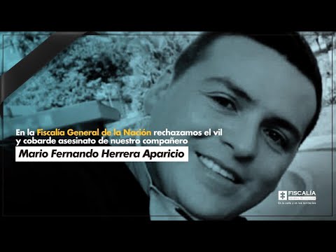 Fiscal Francisco Barbosa: En memoria de Mario Fernando Herrera Aparicio