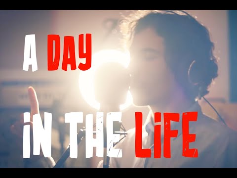 A day in the life // The Beatles // one man band!
