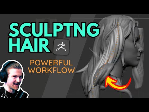 🦜Sculpting Hair? BEST Workflow