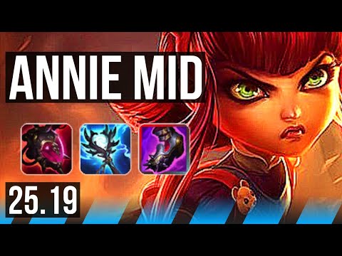 ANNIE vs KATARINA (MID) | EUW Master | 25.19