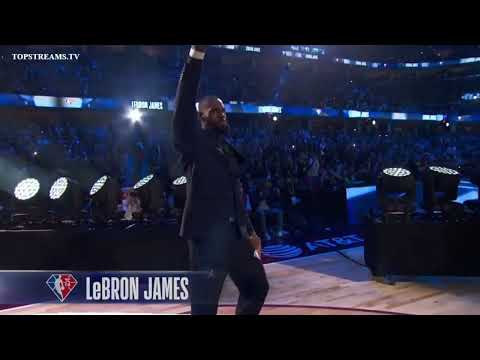 Lebron James & Michael Jordan | Crowd Favorite at the Ceremony of Top 75 NBA Players of All Time!