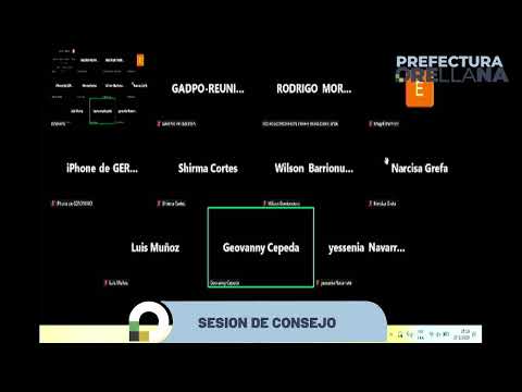 👥| Desde la sala de sesiones de la Prefectura se inicia la #SesióNExtroOrdinaria