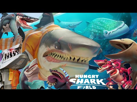 Megalodon! Live Contest Most Mines at Arctic Ocean !!! - Hungry Shark World