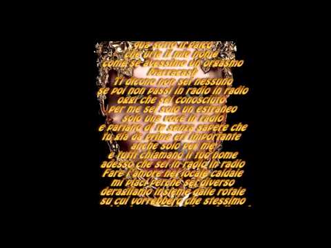 In Radio Testo (Lyric video) -Marracash