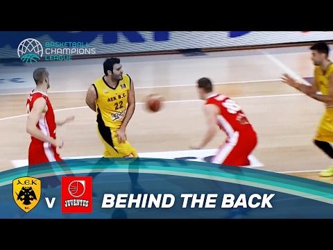 Pretty behind the back assist by Mavroeidis