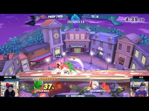 PWRUP | Vash (Little Mac) Vs. YG | JK (Bayonetta) - Top 8 WSF