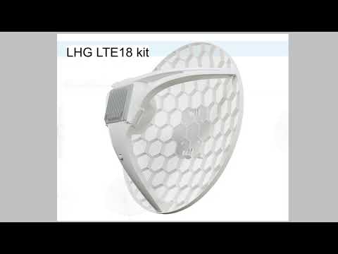 Mikrotik LHG LTE18 kit basic configuration and band selection