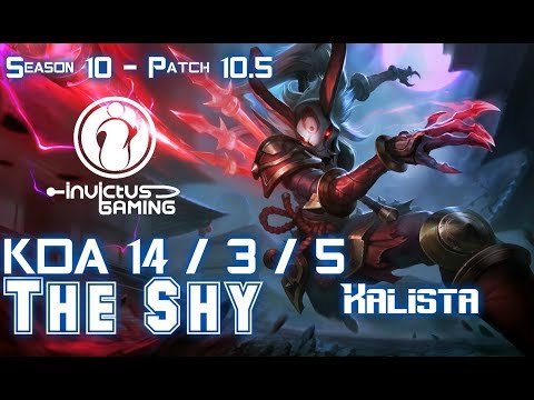 IG The Shy KALISTA vs JAYCE Top - Patch 10.5 KR Ranked