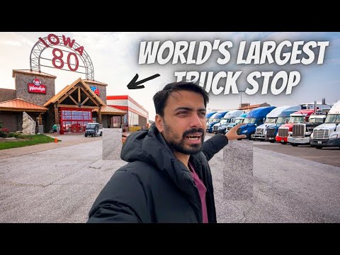 24 HOURS at WORLD'S LARGEST TRUCK STOP 😧