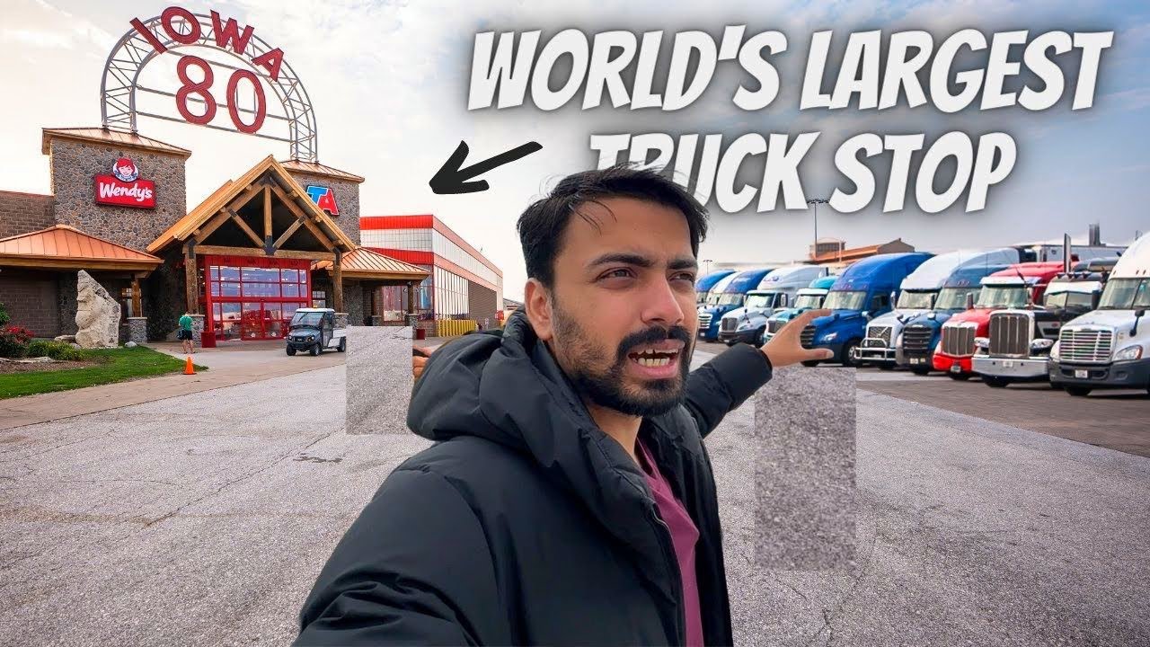 24 HOURS at WORLD'S LARGEST TRUCK STOP 😧