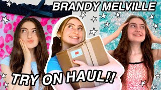 BRANDY MELVILLE CLOTHING HAUL !! *try on* // back to school shopping