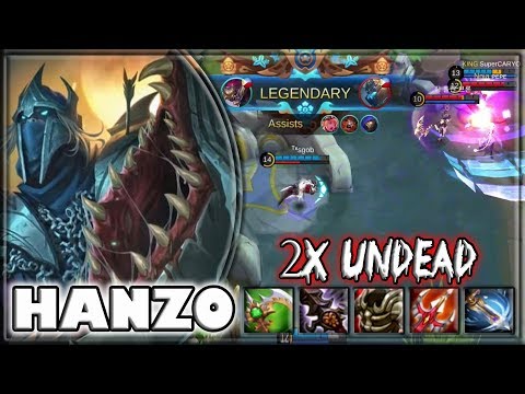 Hanzo The Undead King [by ᵀˣsgob] Build & Gameplay ~ Top Global ~ Mobile Legends