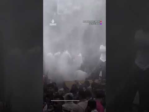 Water cannon deployed at India education system protests | AJ #shorts