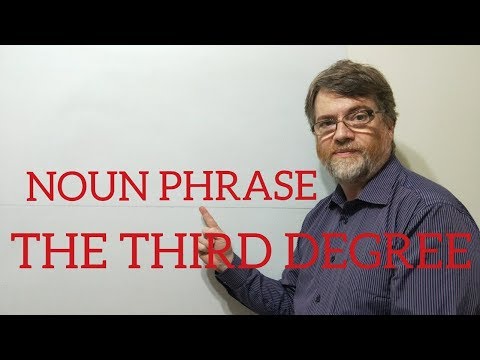 英語家庭教師ニックP 名詞句 (70) 第三次 (English Tutor Nick P Noun Phrase (70) The Third Degree)