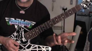 How to play Van Halen On Fire on guitar