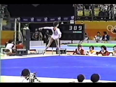 8th T HUN Andrea Ladanyi FX - 1988 Olympic Games 9.575.avi