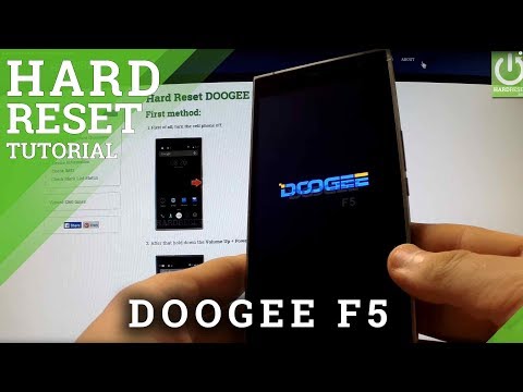 Hard Reset DOOGEE F5 - wipe data by Factory Reset