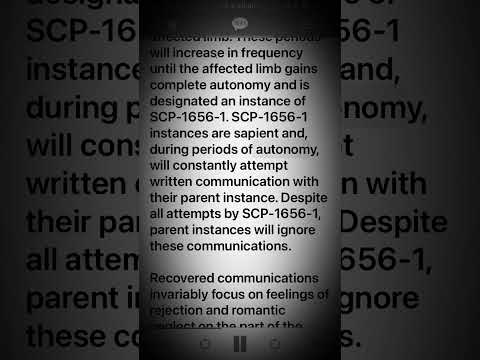 SCP-1656 - Jealous Limbs