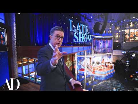 Inside 'The Late Show' Set with Stephen Colbert | Set Tour | Architectural Digest