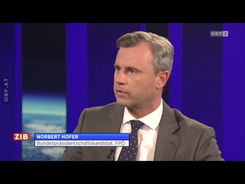 Norbert Hofer - ZIB 2 Interview - 18.5.2016