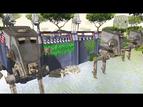 Commando Raid on SECRET FORTRESS Guarded by Stormtroopers! - Men of War: Star Wars Mod