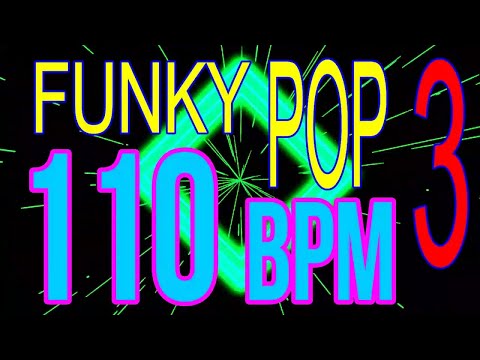 110 BPM - Funk Pop Rock 3 - 4/4 Drum Track - Metronome - Drum Beat