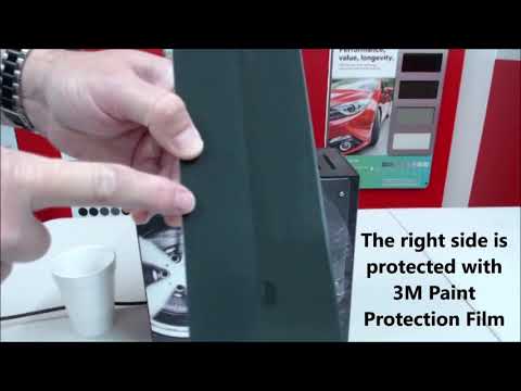 See How 3M Paint Protection Film Works (PPF Gravelator Demo)