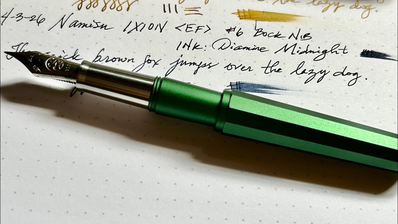 A Pocket Pen with a MASSIVE Nib: Namisu Ixion (EF)