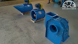 Exaustores Industriais - Centrífugo e Axial com Transmissão