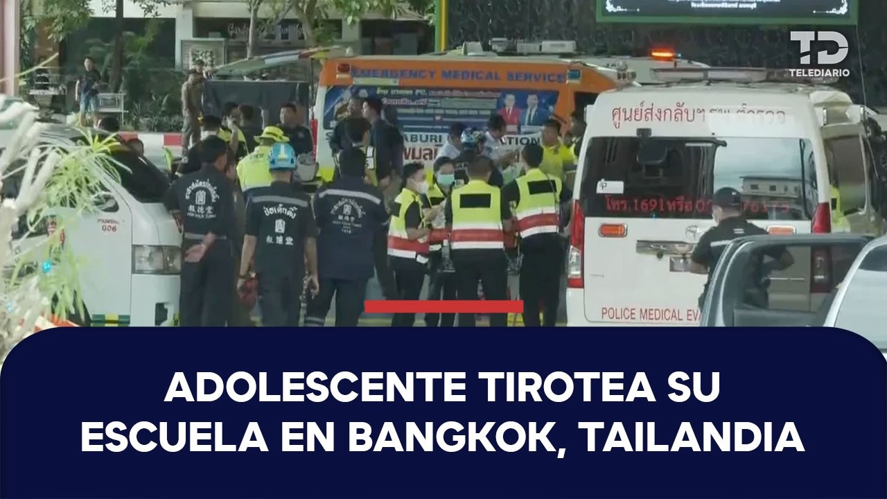 Tiroteo escolar Tailandia deja 7 muertos y 15 heridos; abuelos del agresor perfilan en las víctimas