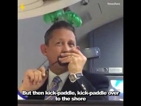 Hilarious Southwest flight attendant