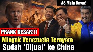 Sejarah Memalukan! Trump Apes, Ladang Minyak Venezuela Sudah "Dijual' ke China