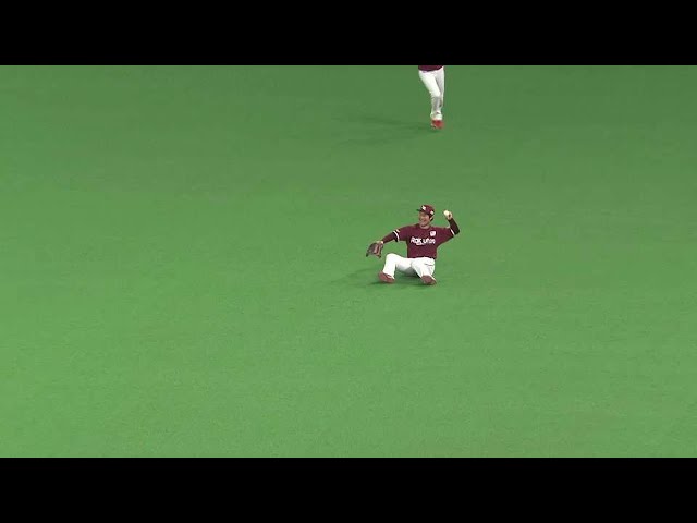 【7回裏】イーグルス・島内宏明 相手に流れを渡さないナイスキャッチ!! 2022年5月4日 北海道日本ハムファイターズ 対 東北楽天ゴールデンイーグルス