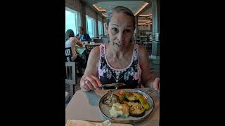 Hilarious First Meal on Enchanted Princess! #trynottolaugh