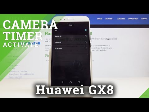 How to Set a Camera Countdown on Huawei GX8 –  Camera Timer