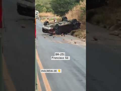 BR-251 Acidente na Serra de Francisco Sá MG
