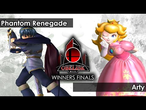 Melee: Phantom Renegade (Marth) V Arty (Peach) - Obelisk 33 Tournament SSBM