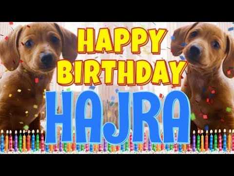 Happy Birthday Hajra! ( Funny Talking Dogs ) What Is Free On My Birthday
