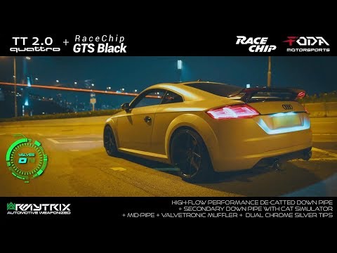 Audi TT MK3 8S 2.0T Quattro X ARMYTRIX Variable Exhaust X RaceChip GTS Black By Foda Motorsport